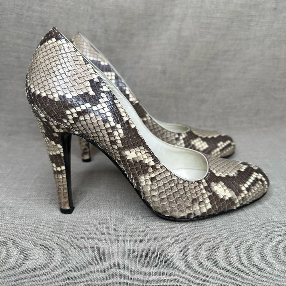 VTG Bally Snakeskin Pumps